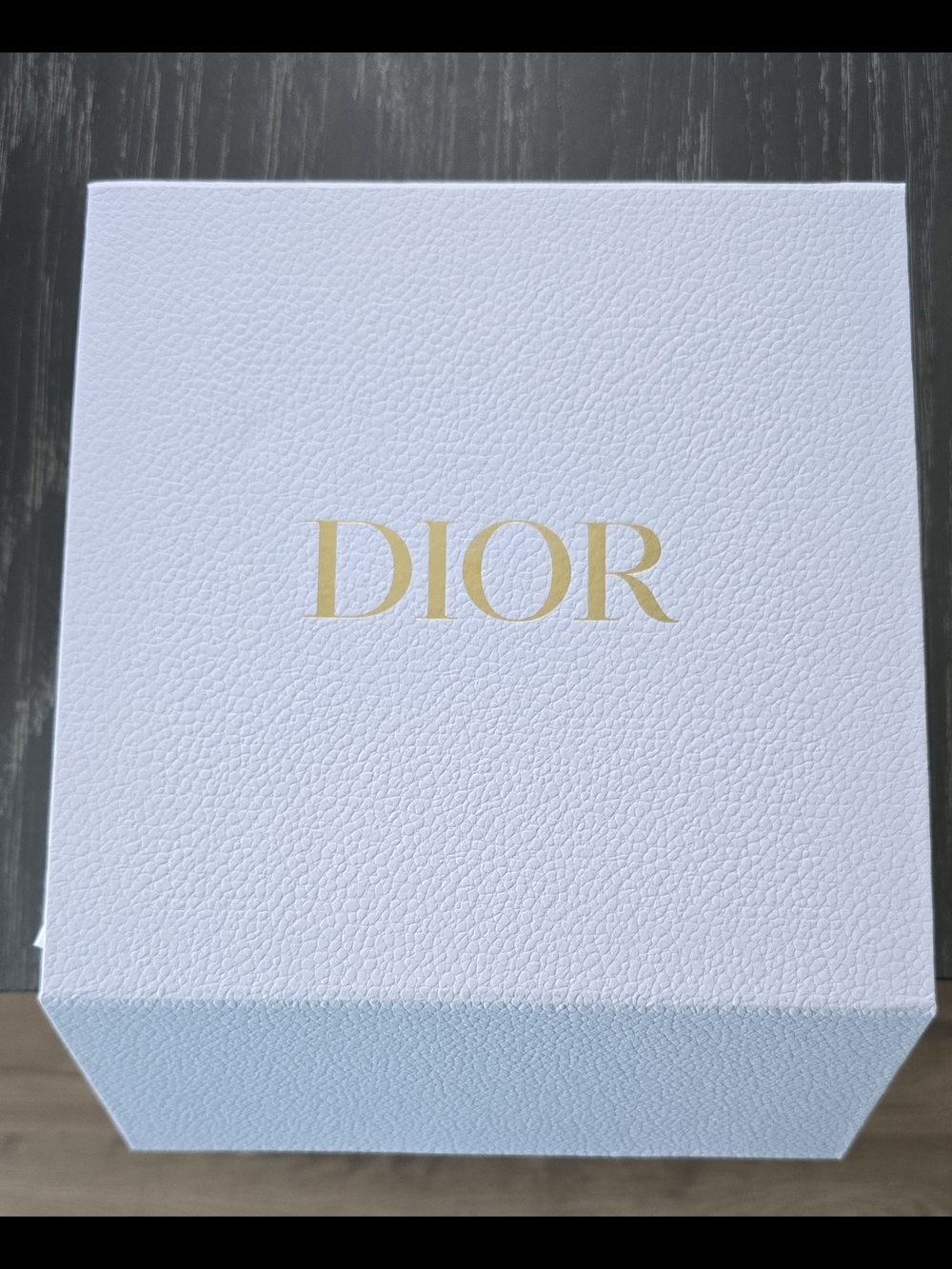 Dior Luxury Gift Box - White with Gold Logo